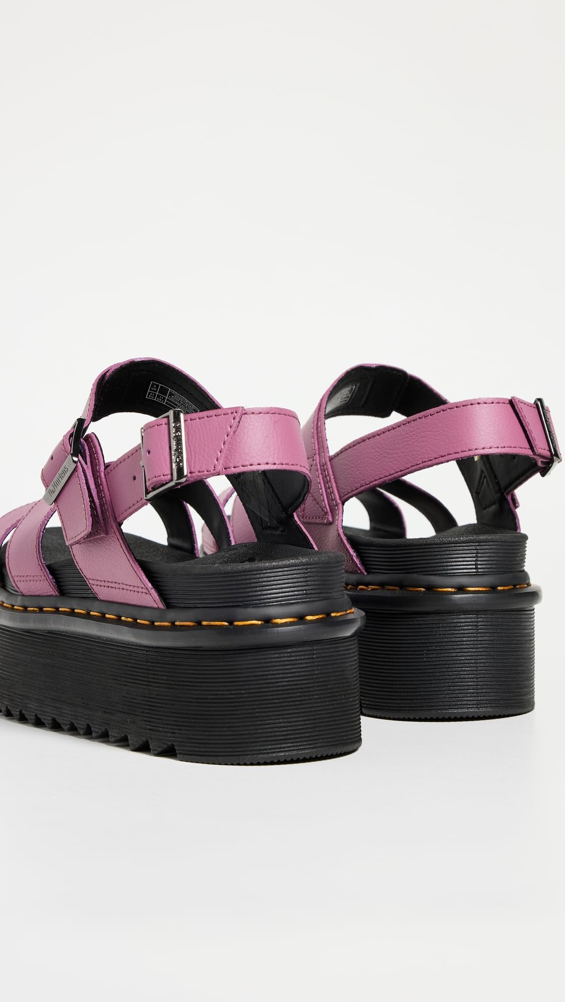 Dr. Martens Women's Voss II Quad Athena Sandals, Muted Purple, 5 US