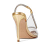 SCHUTZ Audrey Ouro Claro Orchid/Transparente/Cristal 9 M