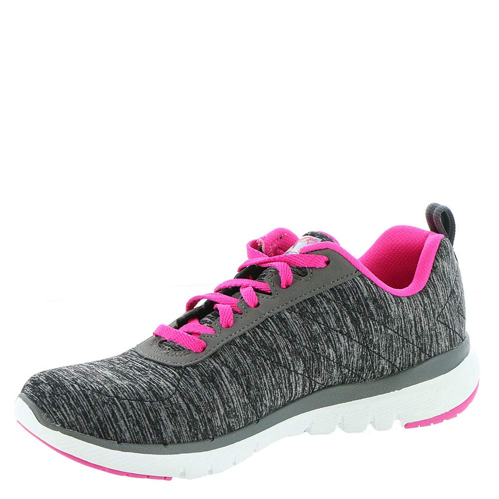 Skechers Women's Flex Appeal 3.0, BKHP, 7.5