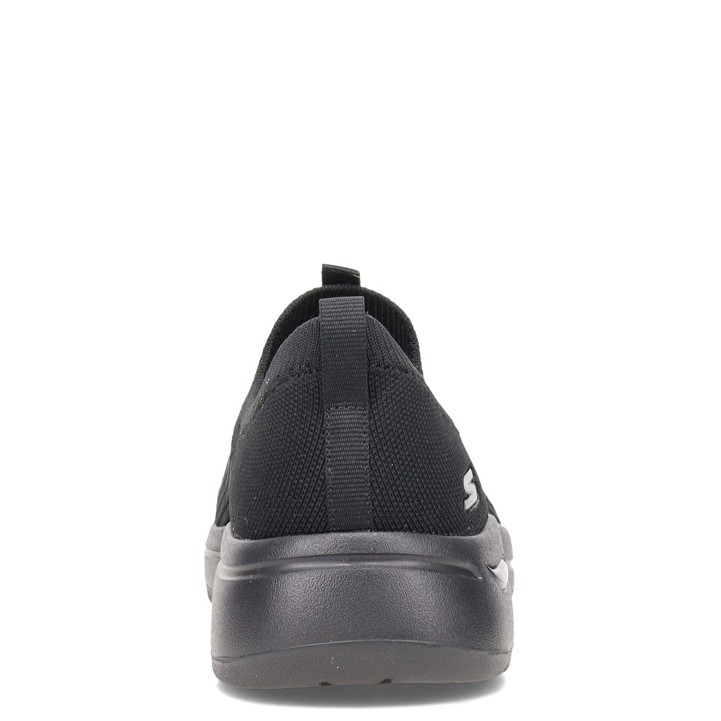 Skechers Women's Go Walk Arch Fit Iconic Sneaker, Black/Black, 5 Wide