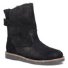 Shearling Suede Leather Black Birkenstock Uppsala