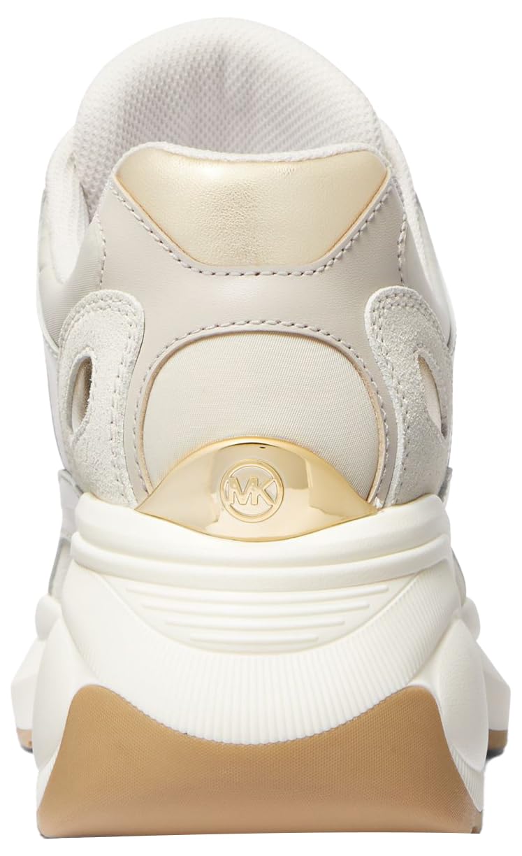 Michael Kors Women's Zuma TrainerTrainer Sneaker, Pl Gld Multi, 7.5