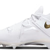 Nike Men's Alpha Menace Pro 2 Mid Football Cleats, White/Black, 11