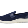 Cole Haan Women's Zerogrand Meritt Stitchlite Loafer, MAR Blue KNT/Ivory, 6.5 Wide