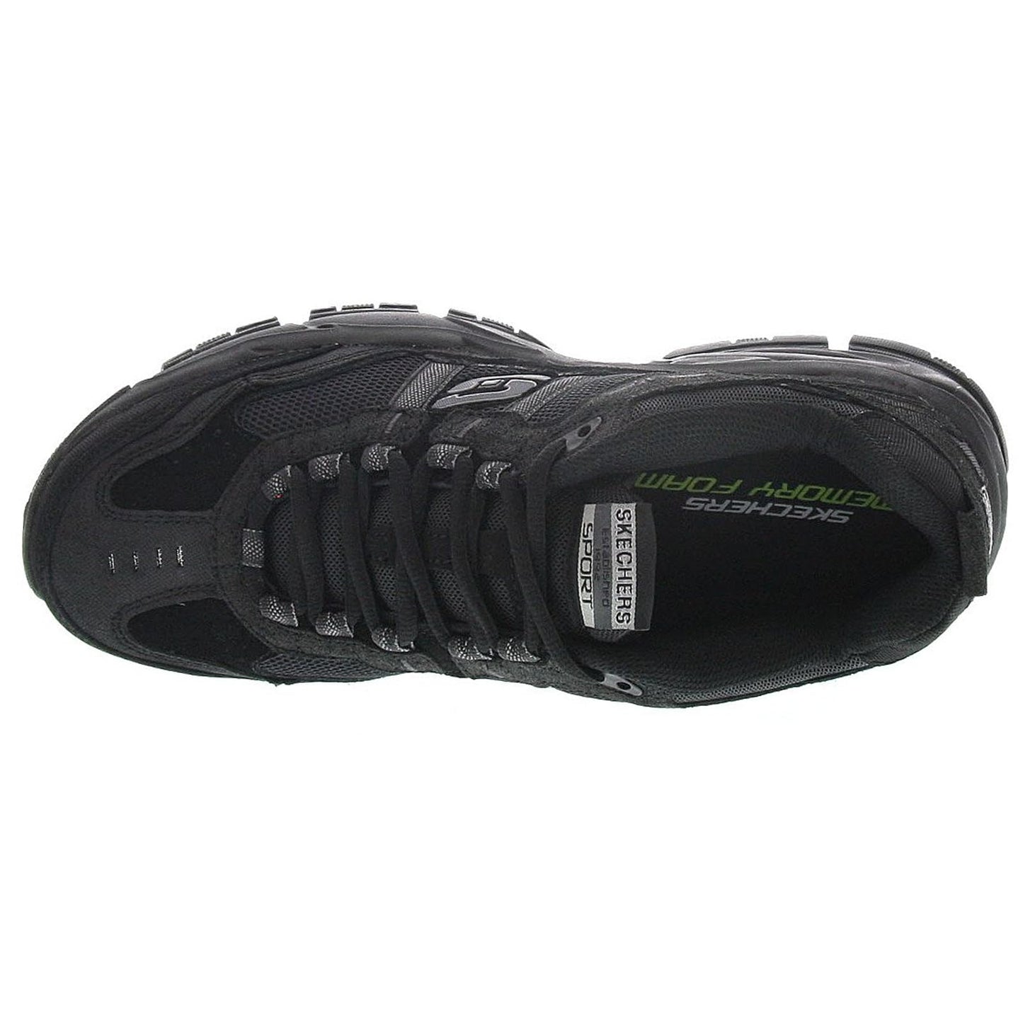 Skechers Sport Men's Vigor 2.0 Trait Memory Foam Sneaker, Black, 10.5 M US