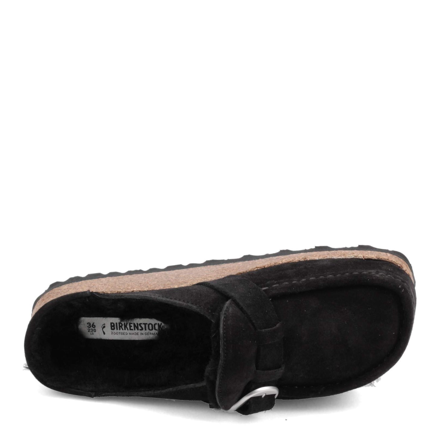 Birkenstock Women's, Buckley Shearling Clog - Narrow Width Black 39 M