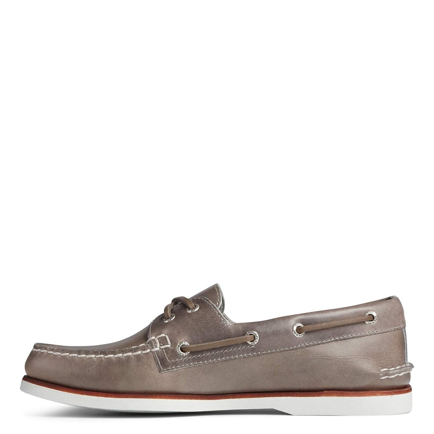 Sperry Men's Gold A/O 2-Eye Boat Shoe, Grey, 14 M