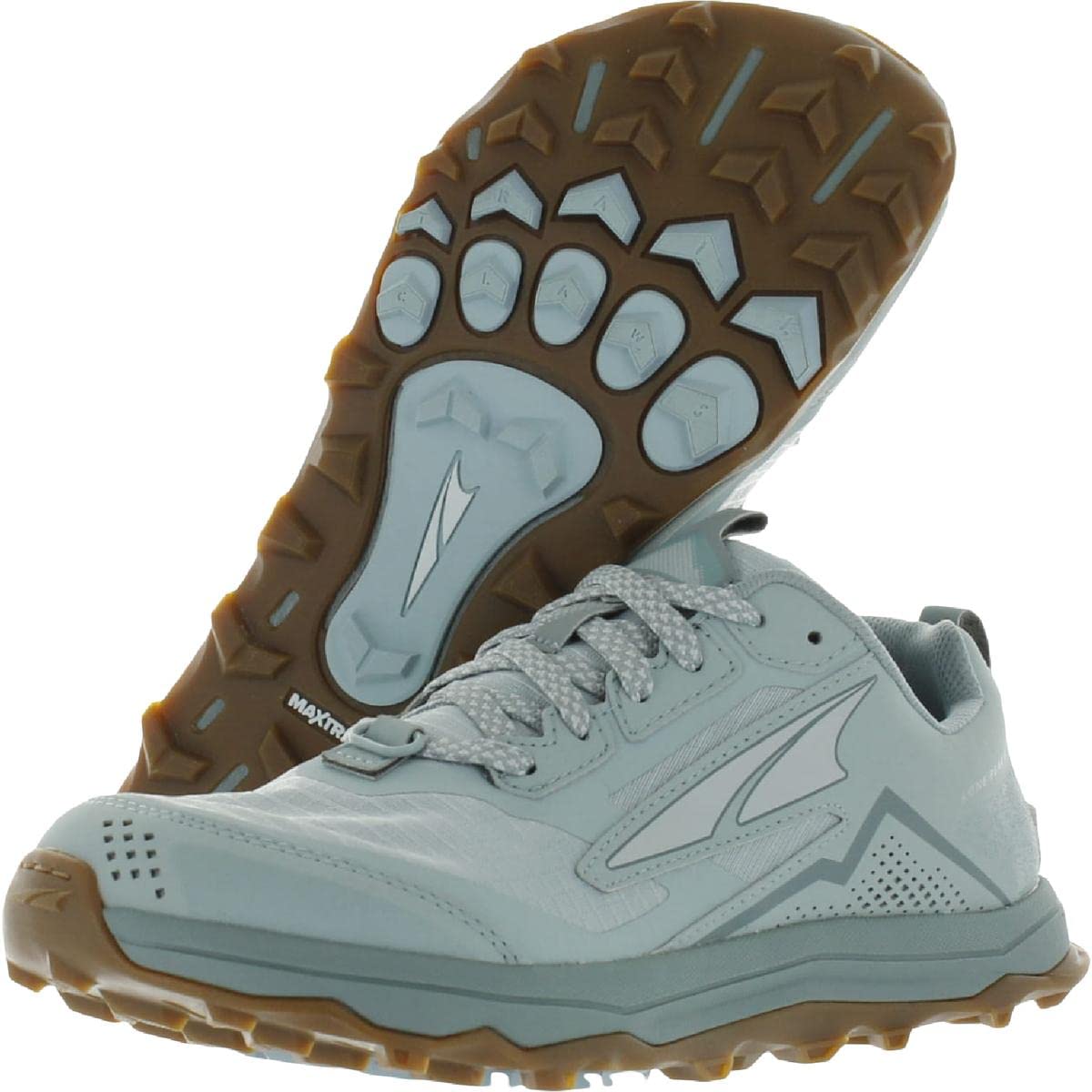 ALTRA Women's AL0A4VR7 Lone Peak 5 Trail Running Shoe, Ice Flow Blue - 8 M US