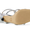 Michael Kors Celia Strappy Sandal Silver 6.5 M