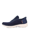Skechers Go Walk 6 Vivid Idea Hands Free Slip-Ins Navy/Multi 6.5 B (M)