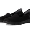 Skechers Women's go Flex Slipper, Black Textile, 6 UK
