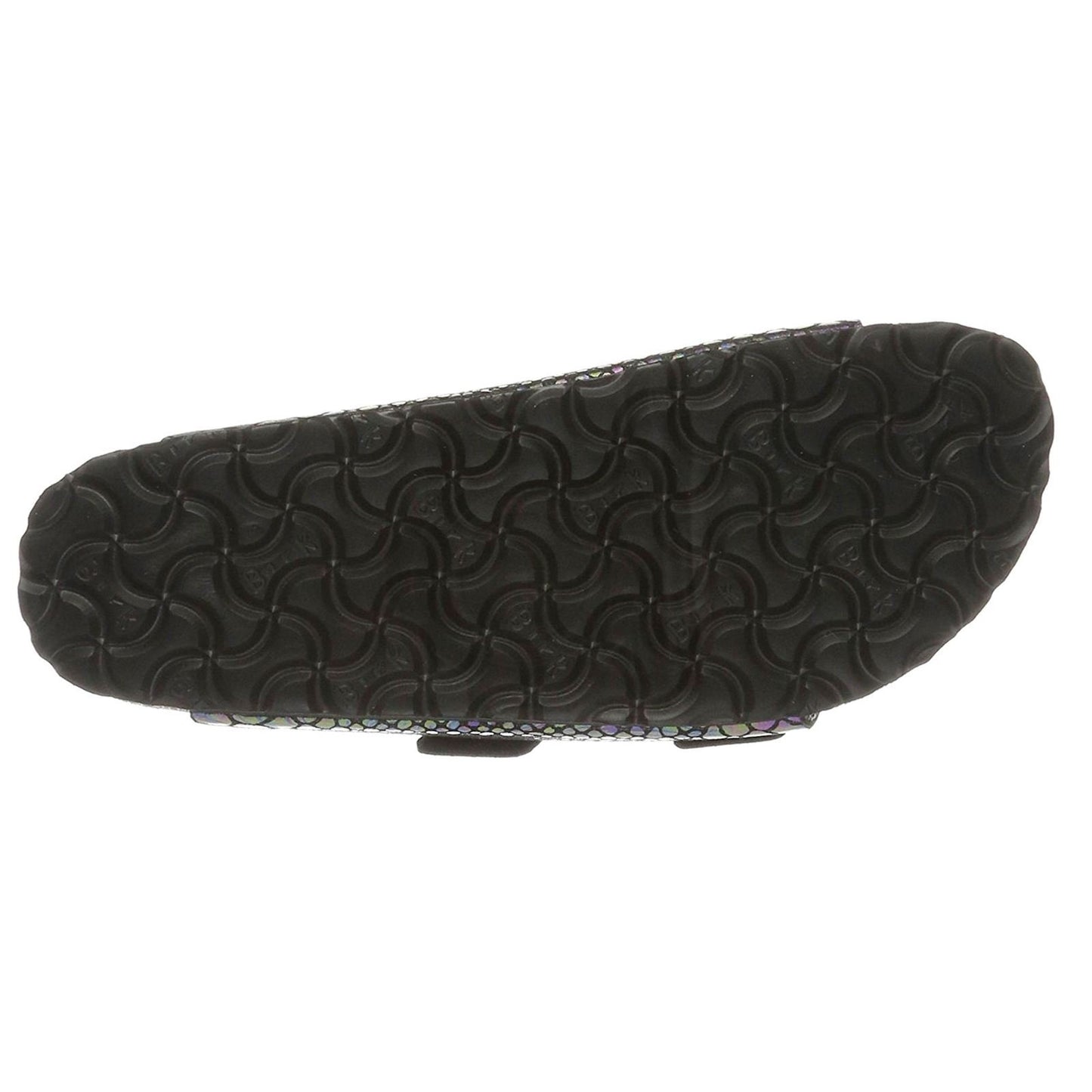 Birkenstock Unisex Arizona Shiny Snake Black Multi Birko-flor Sandals - 7-7.5 B(M) US Women