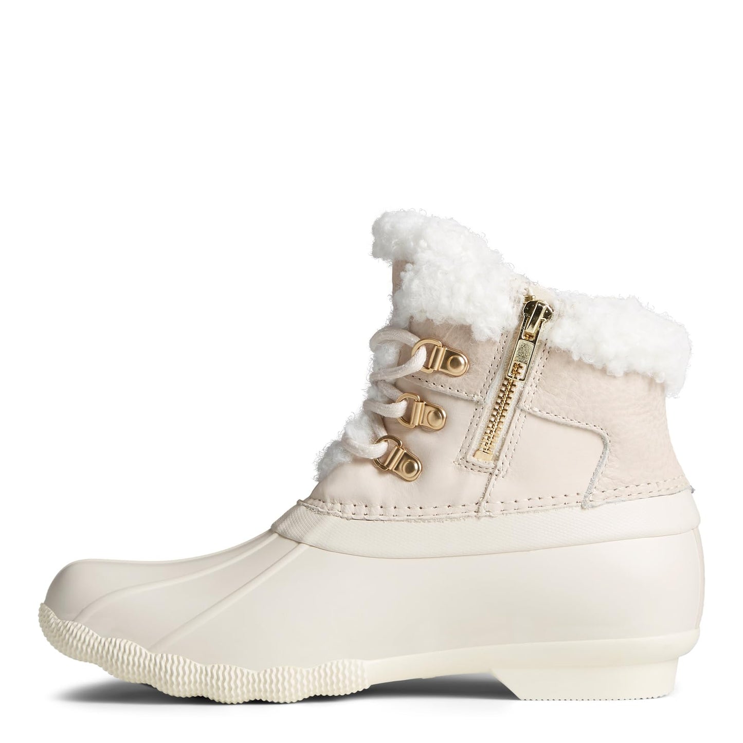 Sperry Women's Saltwater Alpine Leather Chelsea Boot, White, 6