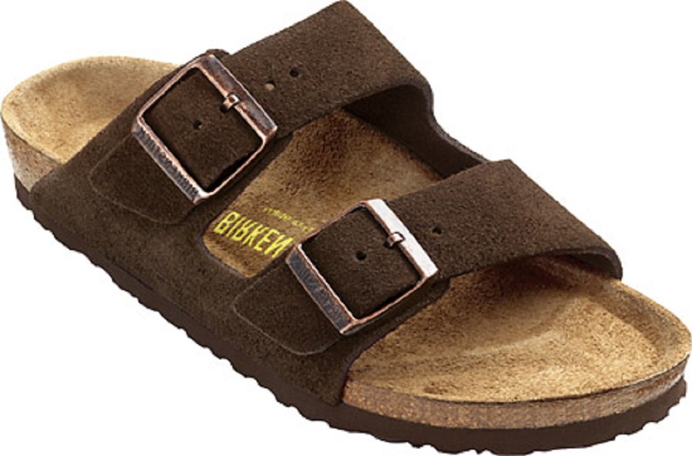 Birkenstock Arizona Soft Footbed Mocha Suede Narrow Width - EU Size 39 / Women's US Size 8-8.5
