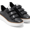 Cole Haan Womens Grandpro Topspin Triple Strap Sneaker, Black/Optic White Croc Print, 7-C US