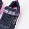 Skechers Unisex-child Microspec Max - Epic Brights, Navy, 10 Toddler