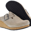 Birkenstock Womens Fanny Clog, Taupe, 9-9.5 Narrow