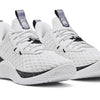 Under Armour Unisex Curry Flow 10 Team Basketball Shoes - UA Flow Cushioning Technology 18/19.5 White