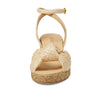 Stuart Weitzman Playa Espadrille Knot Wedge Wheat/Natural 5 B