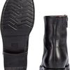 Frye Veronica Inside Zip Booties for Women - Premium Leather, Goodyear Welt, Leather Lining, Rubber Sole - 6' Shaft Height, Black (Pallio) - 7 M