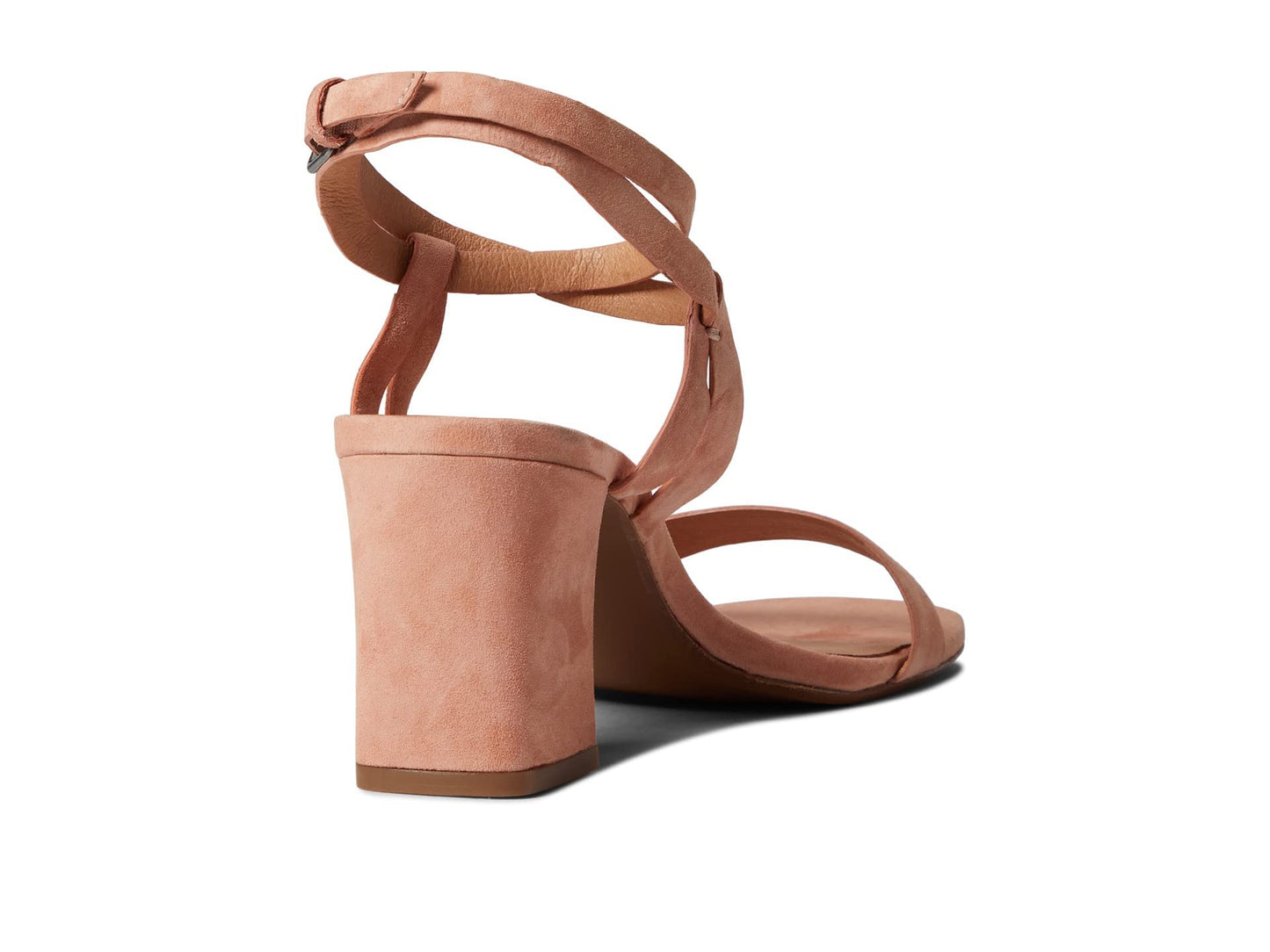 Madewell The Loli Ankle-Strap Sandal in Suede Ground Clay 6.5 M