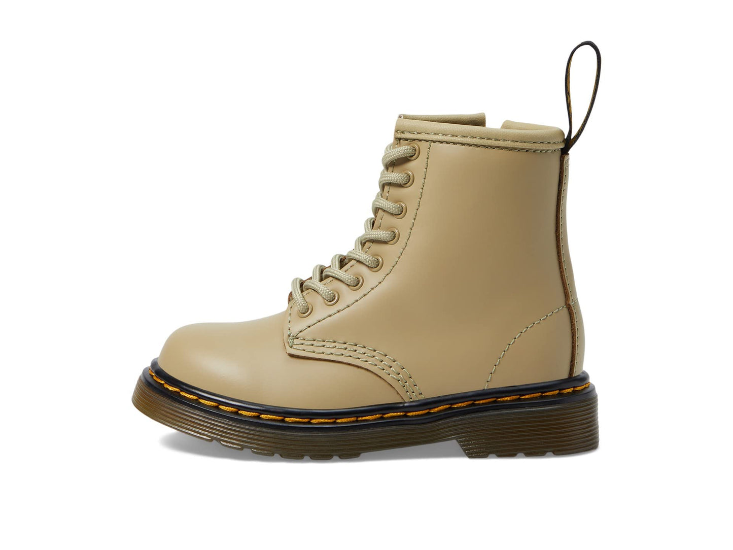 Dr. Martens 1460 Lace Up Fashion Boot (Toddler) Pale Olive 9 UK (US 10 Toddler) M