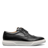 Florsheim Premier Wing Tip Lace-Up Sneaker Black Smooth/White Sole 12 M (D)