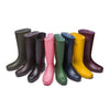 DKSUKO Rain Boots for Women Waterproof Elastic Wellington Boots (7 B (M) US, Yellow)