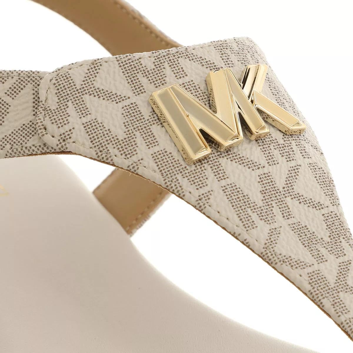 Michael Kors Jilly Flat Sandal Vanilla 10 M