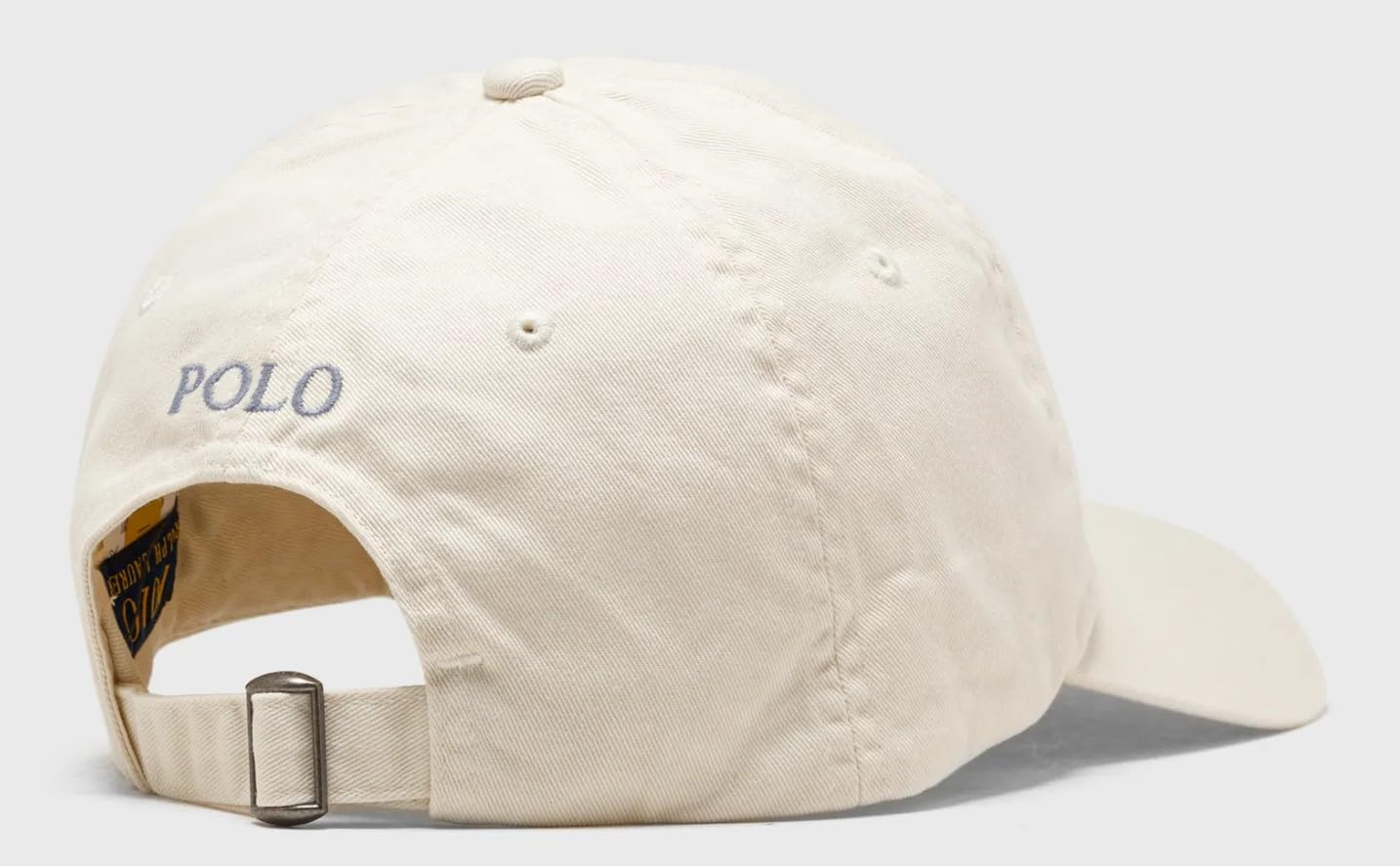 POLO RALPH LAUREN Men's Cotton Sport Hat, Guide Cream, Off White, One Size
