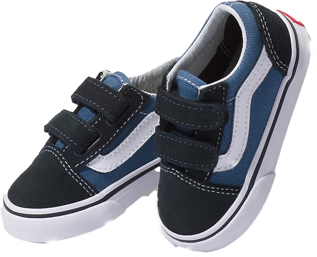 Vans Kids Unisex Old Skool V Shoes, Size 6.5, Color (NVY) Navy