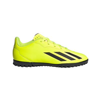 adidas Soccer X Crazyfast Club Turf (Little Kid/Big Kid) Team Solar Yellow/Black/White 5 Big Kid M