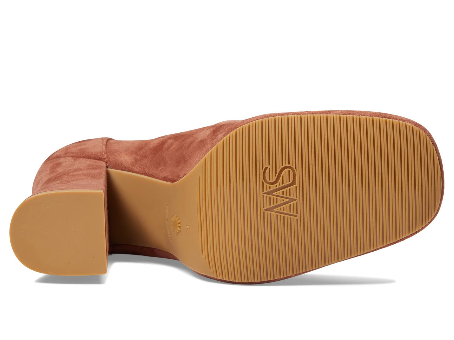 Stuart Weitzman Curveblock 100 Bootie Cappucino 5 B