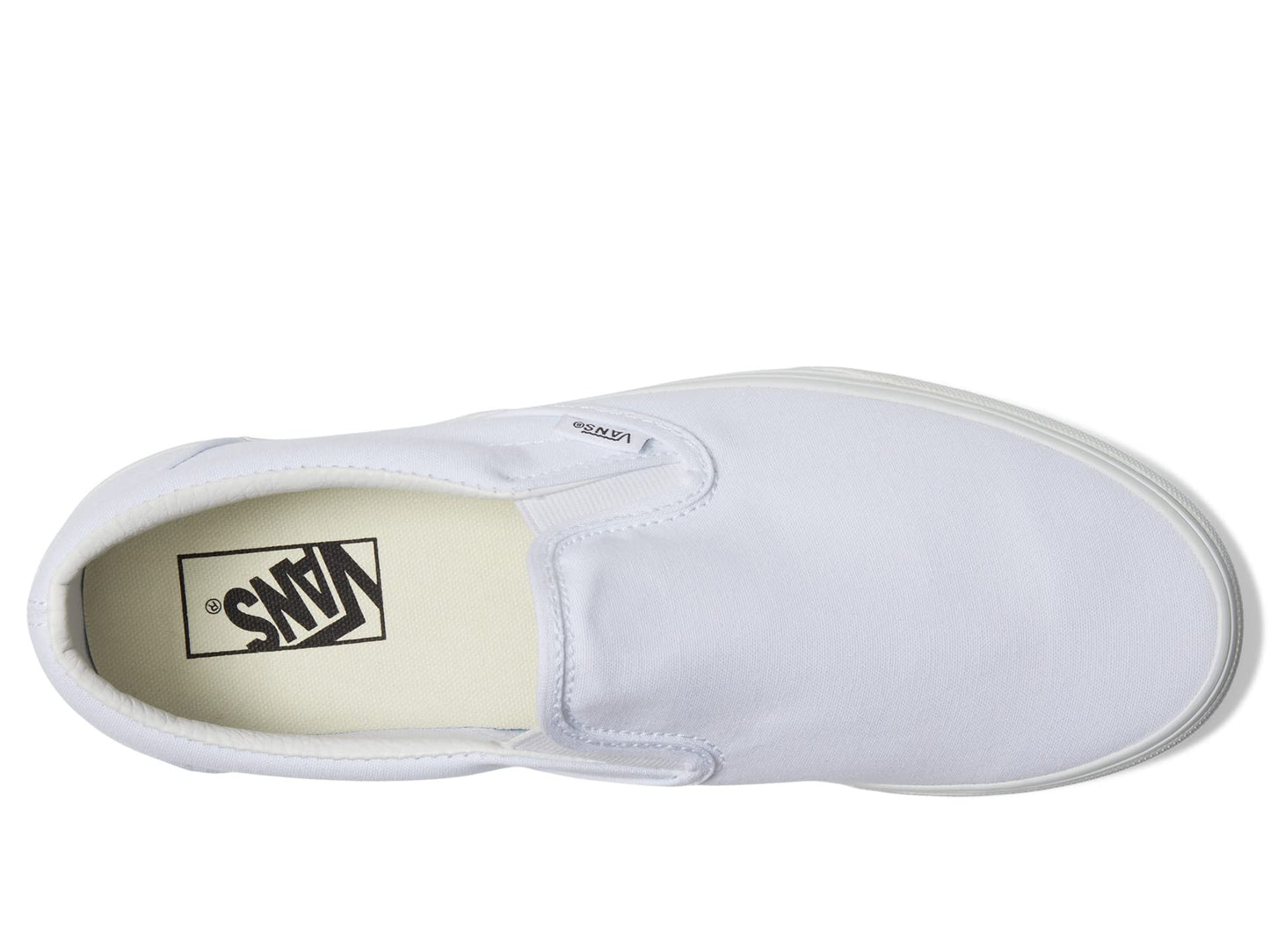 Vans Men's Slip-On Stackform, Canvas True White, Size 5