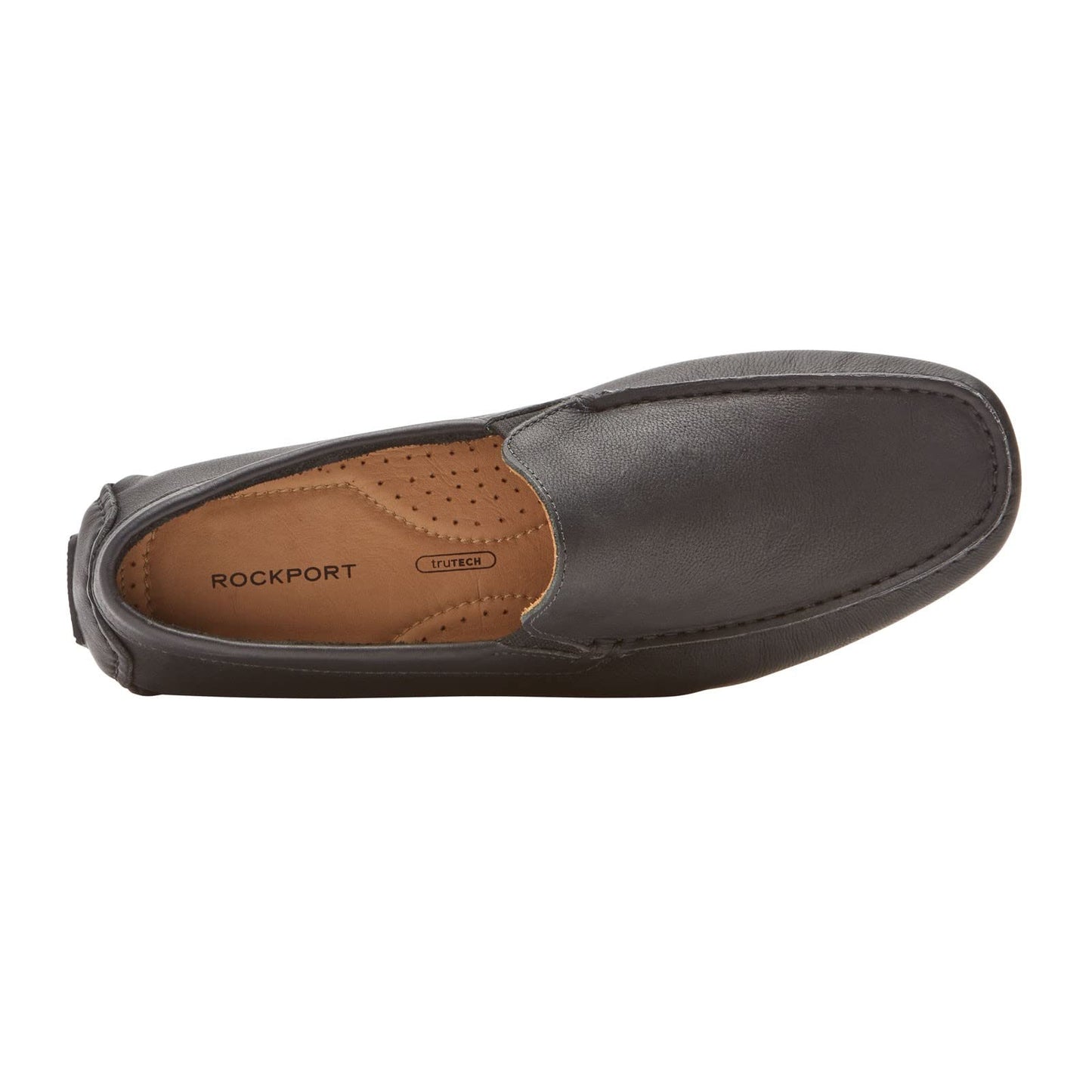 Rockport Rhyder Venetian Loafer Black Tumbled 8.5 M (D)