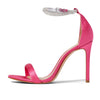 SCHUTZ Leanna Hot Pink/Transparente/Cristal 9.5 M