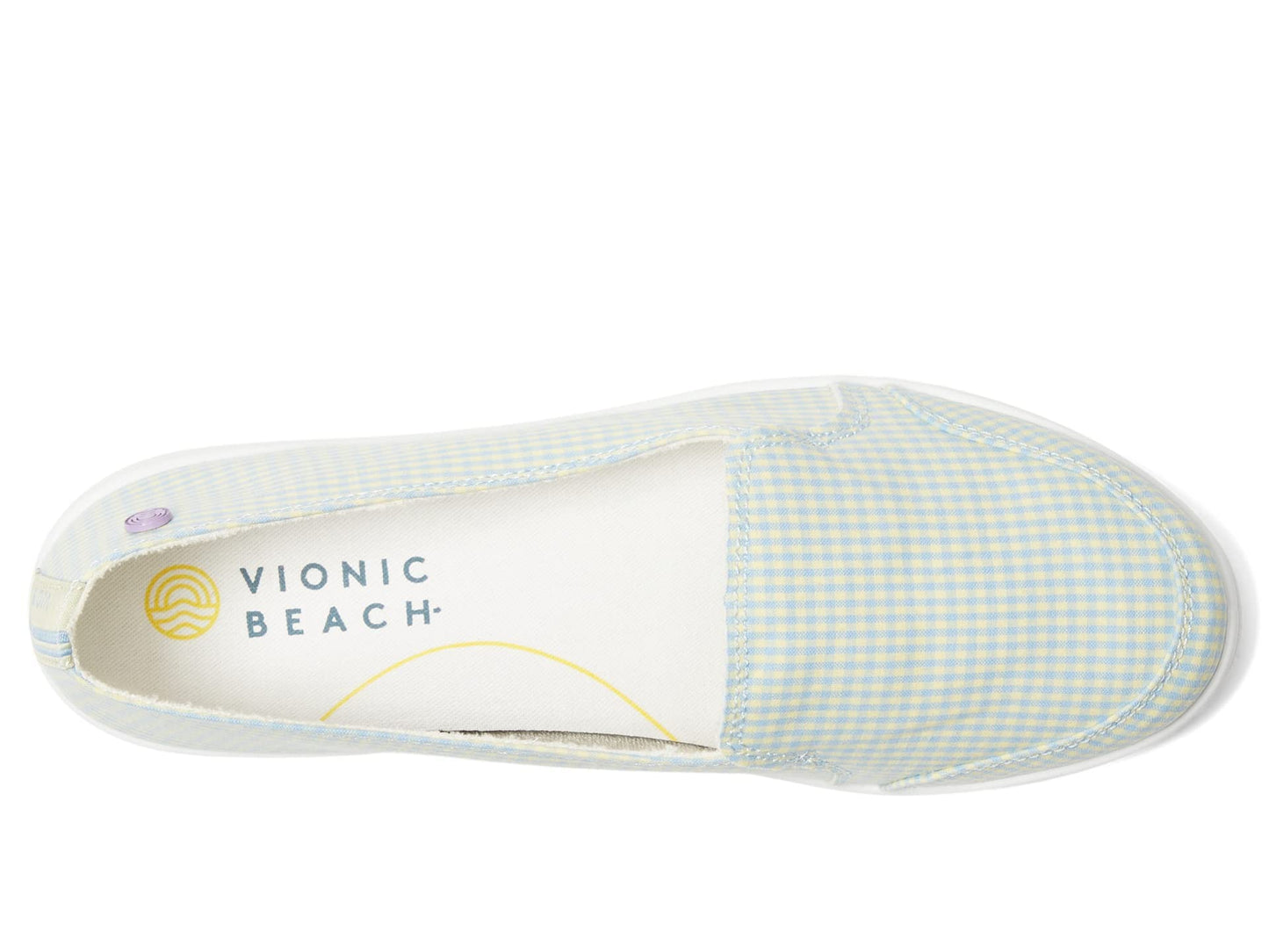 Vionic Beach Manzanita Aqua Gingham 7.5 M