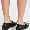 SCHUTZ Women's Calita Ballet Flat, Black, 7