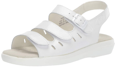Propet Women's W0001 Breeze Walker Sandal,White Grain,9.5 N (US Women's 9.5 AA)