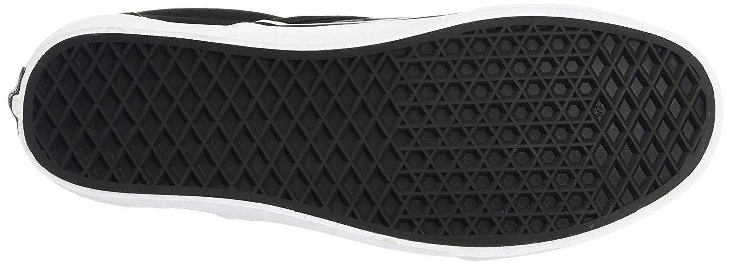 Vans Women's Trainers, Black Pewter Checkerboard, Womens 12