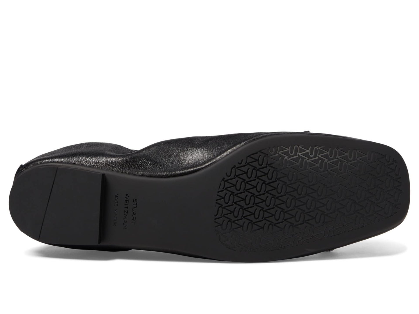 Stuart Weitzman Sw Bow Ballet Flat Black 8 B