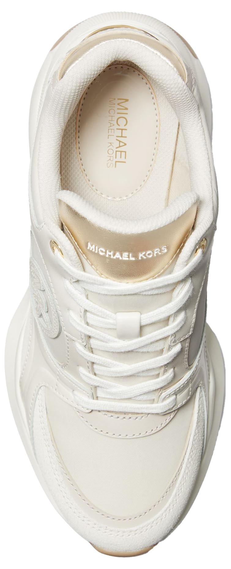 Michael Kors Women's Zuma TrainerTrainer Sneaker, Pl Gld Multi, 7.5