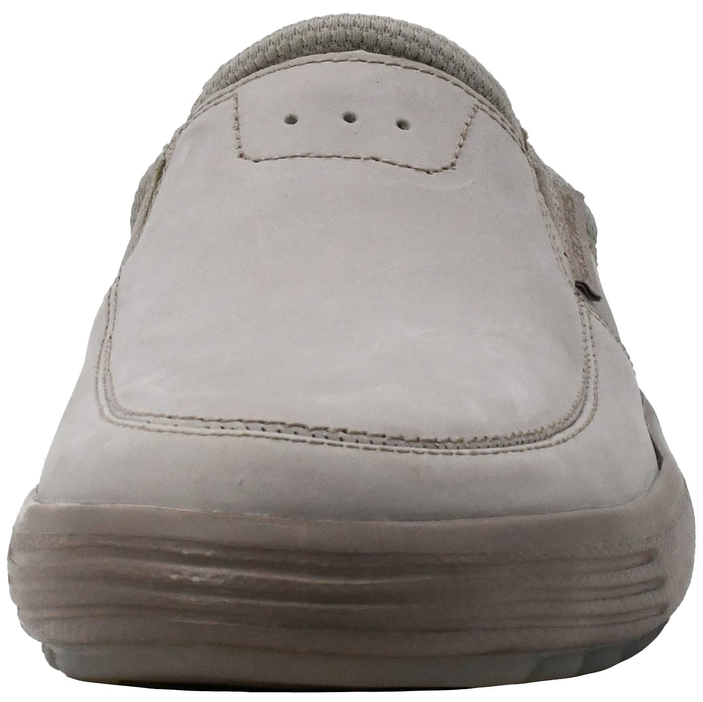 Skechers Men's Porter Vamen Slip-On Loafer, Stone, 8 M US