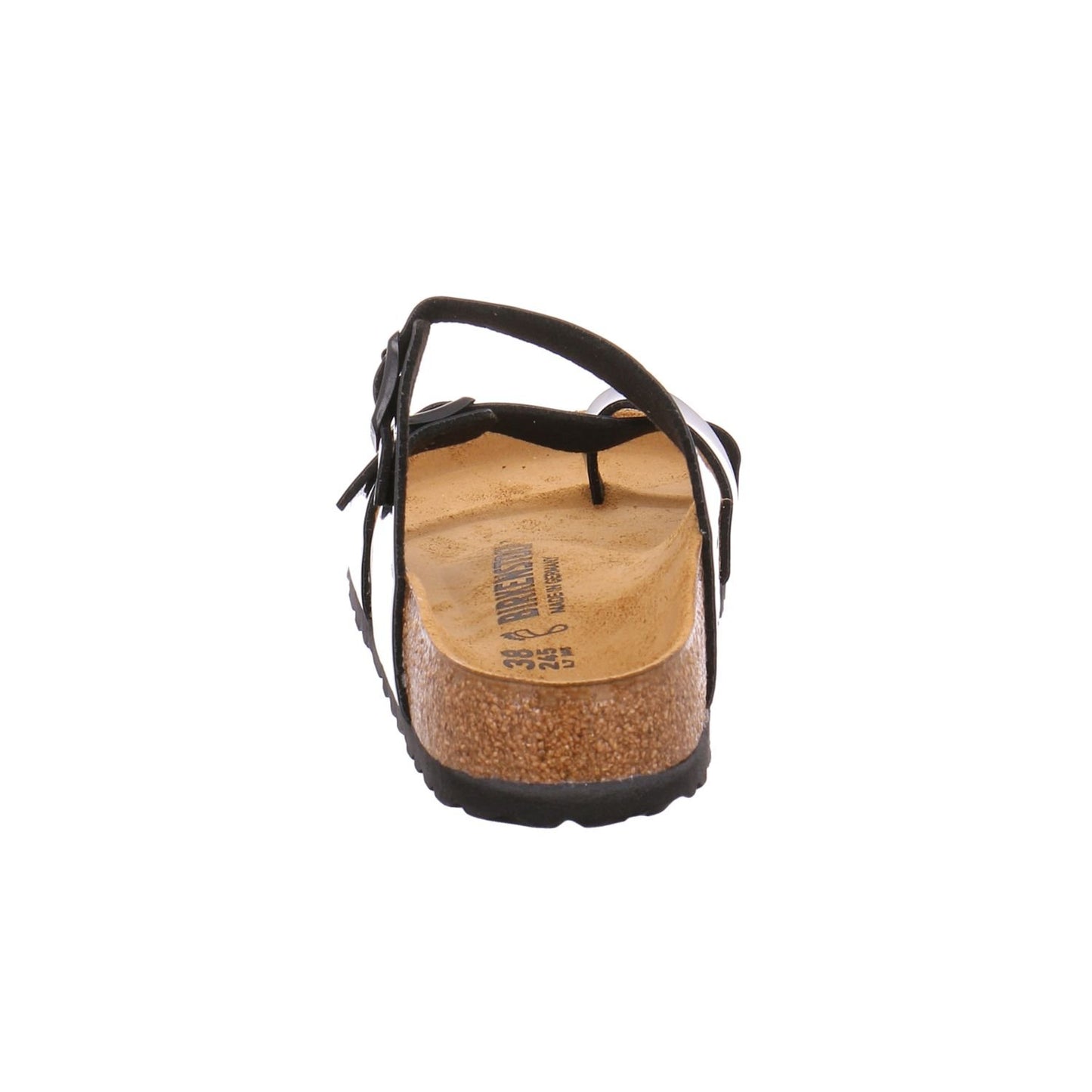 Birkenstock Women's Flip Flops Flo, Black Paint Black, 8.5 Narrow