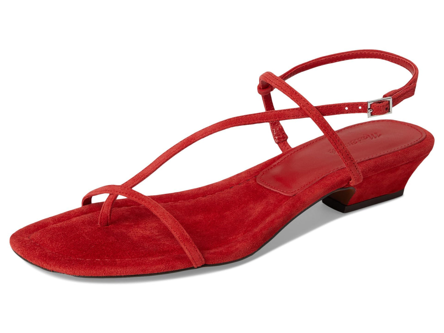 Madewell Women's Tonio Strappy Sandal, Bandana Red, 7.5 Medium