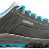 ASOLO Space GV Hiking Shoes - Women's Graphite/Cyan Blue 6.5
