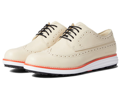 Cole Haan Original Grand Wing Oxford Golf Shortbread Waterproof 5 B (M)