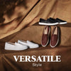 Frye Ivy Slip-On Shoes for Women Featuring Soft Leather with Thick Rubber Outsole, Removable Molded Footbed, and Padded Collar and Vamp – ½” Heel Height, Pewter - 10M