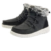 HEYDUDE Women's Eloise Black Size 4 | Women’s Shoes | Women’s Casual Boots | Comfortable & Light-Weight