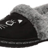 Skechers Women's Too Cozy-Meow Pajamas Slipper, Black, 7